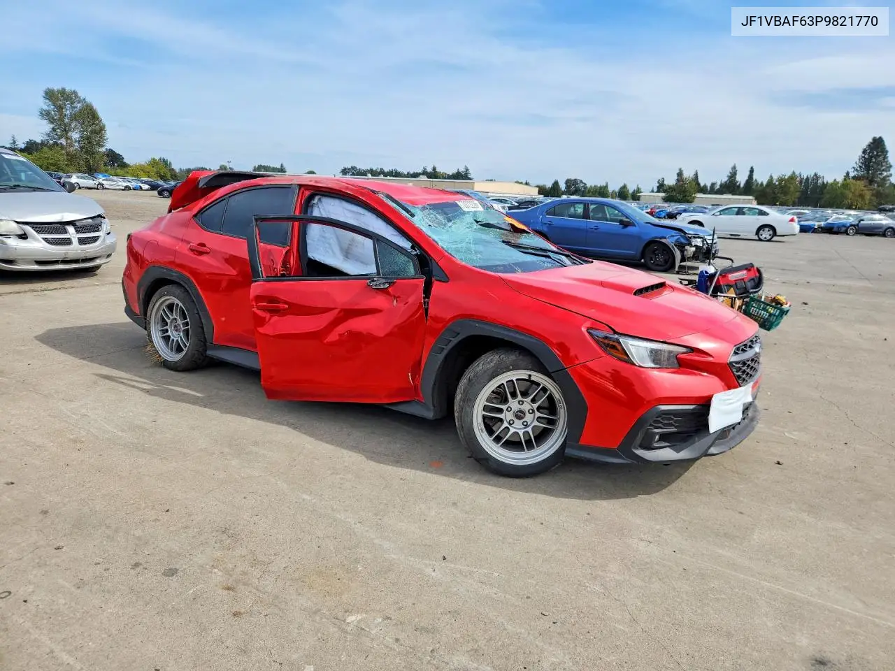 2023 SUBARU WRX VIN JF1VBAF63P9821770 — фото 4