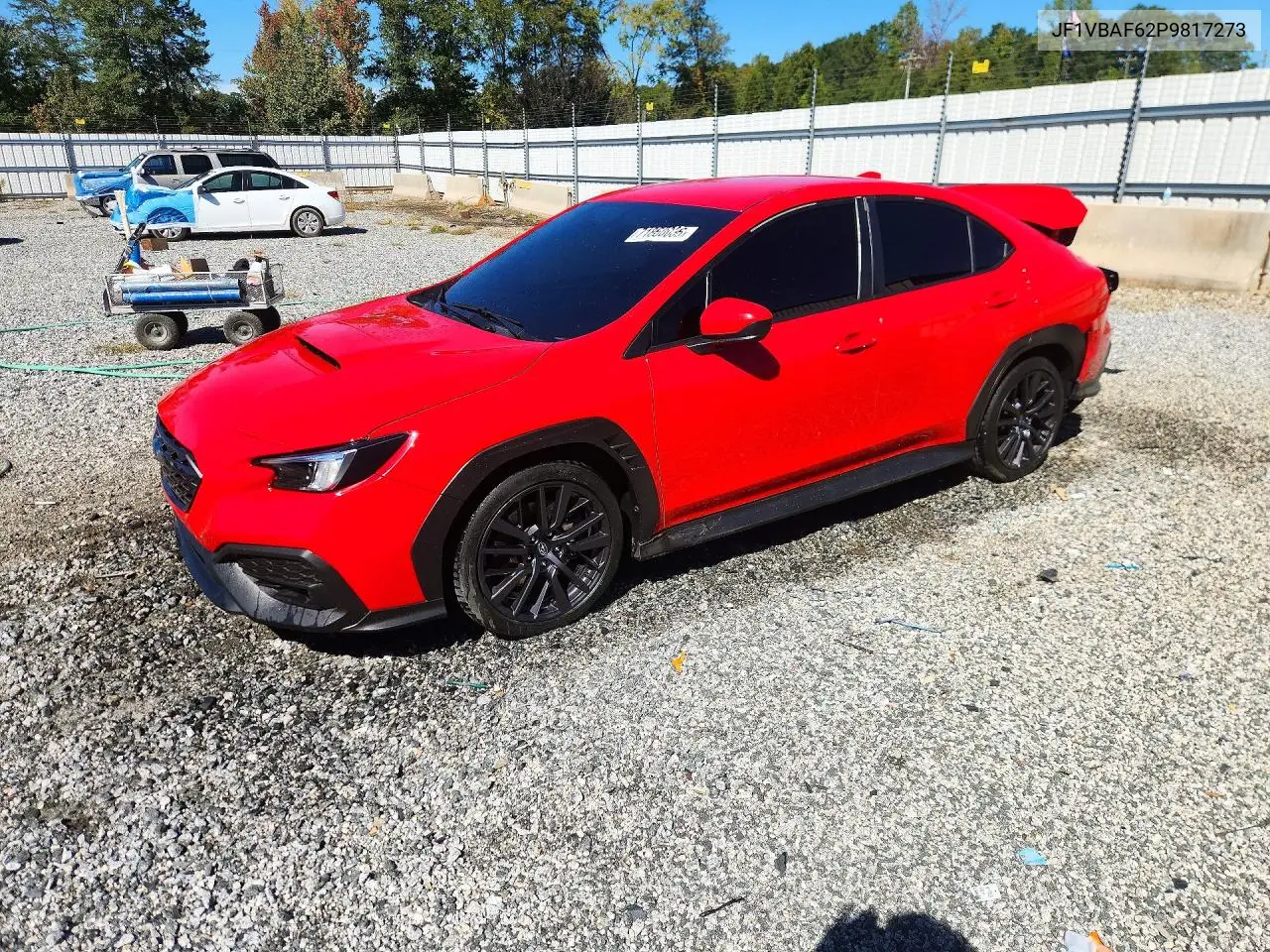 SUBARU WRX 2023, VIN JF1VBAF62P9817273