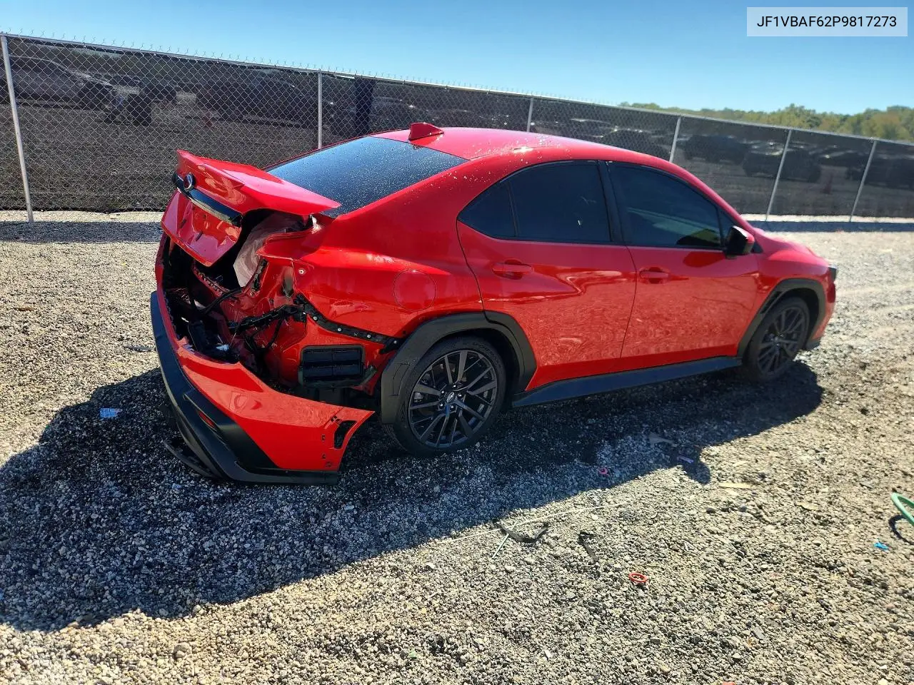 2023 SUBARU WRX VIN JF1VBAF62P9817273 — фото 3