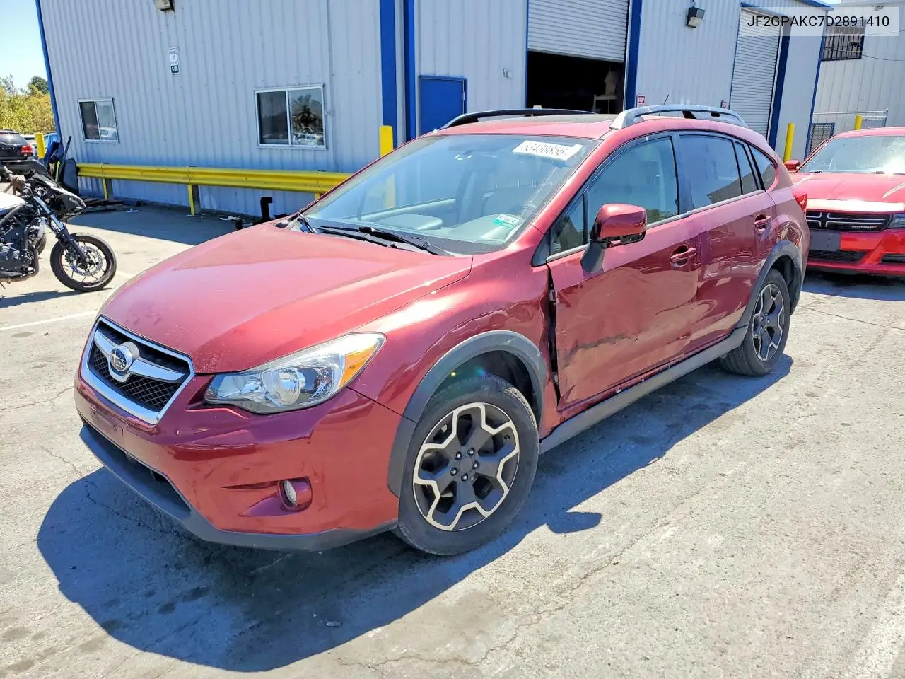 SUBARU XV 2013, VIN JF2GPAKC7D2891410