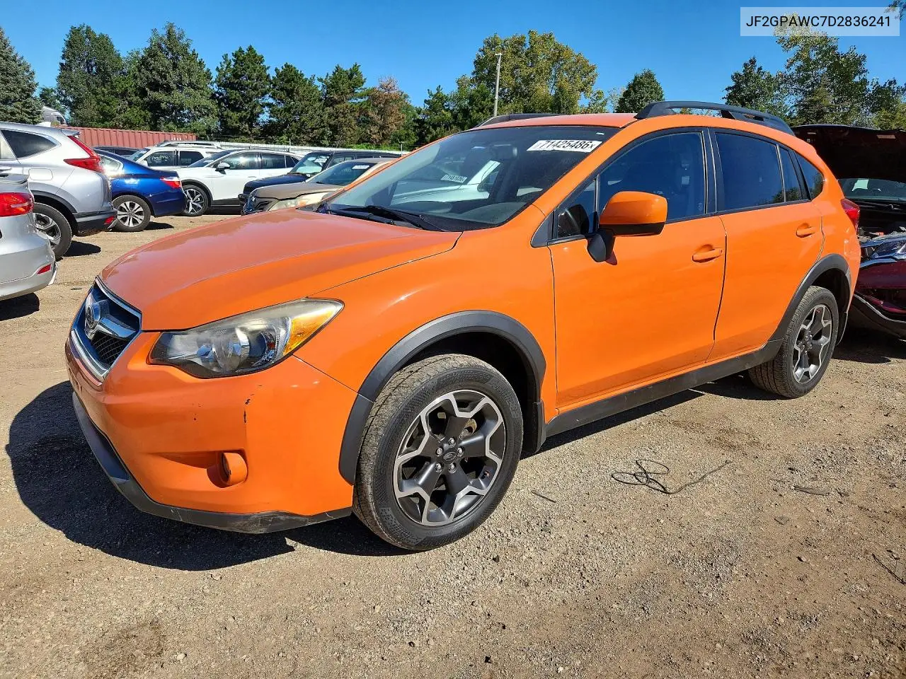 SUBARU XV 2013, VIN JF2GPAWC7D2836241