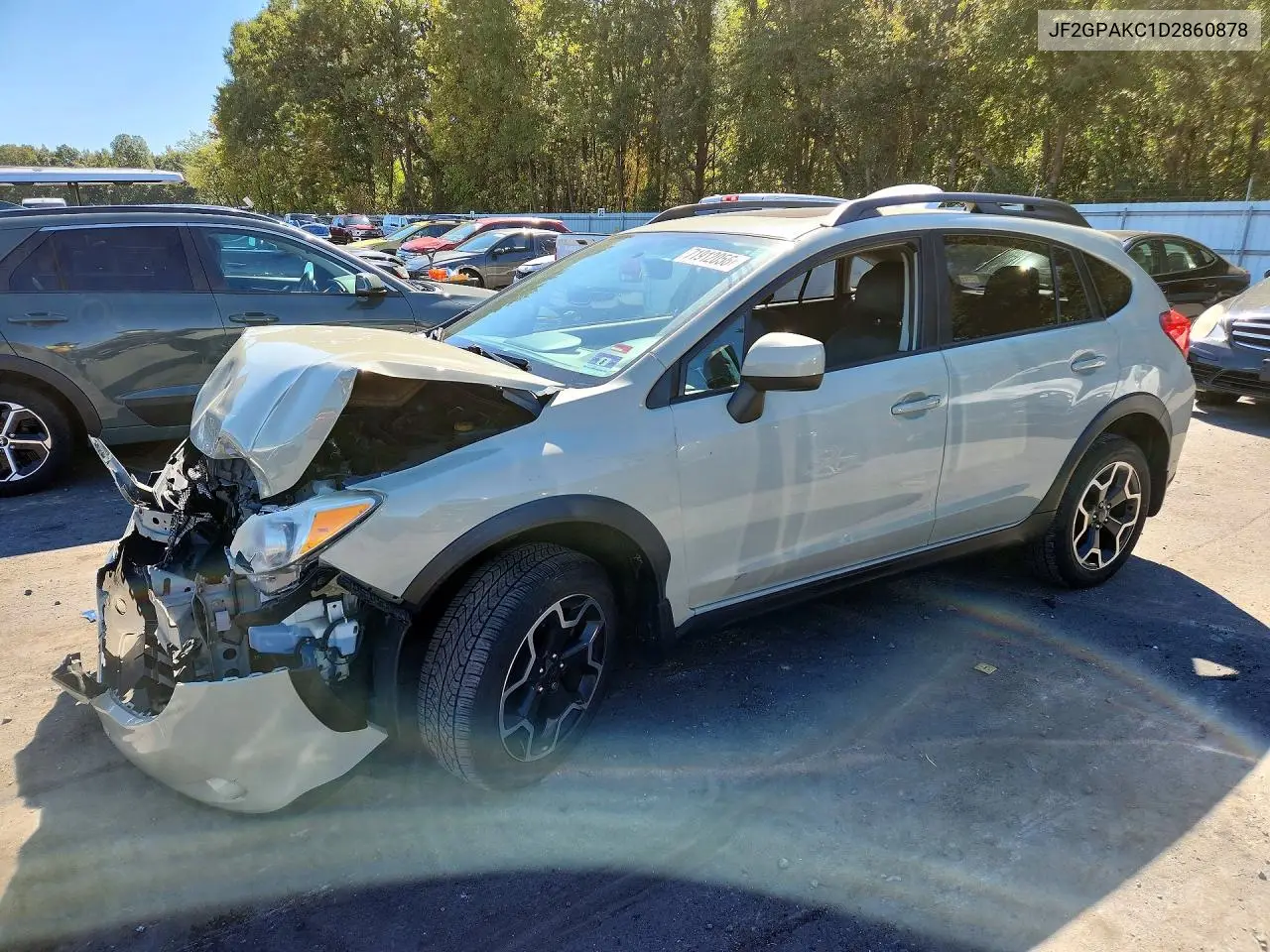 SUBARU XV 2013, VIN JF2GPAKC1D2860878