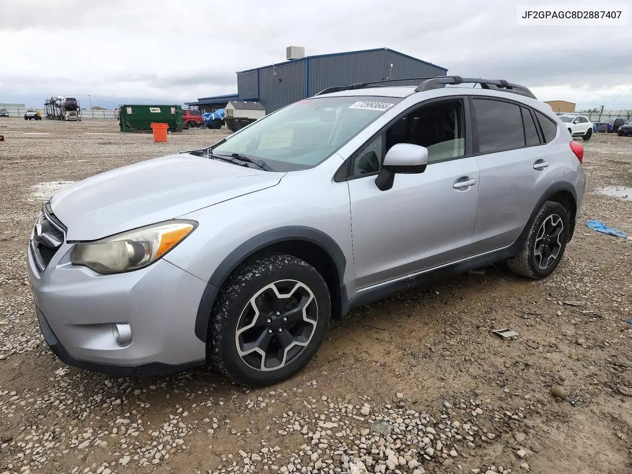 SUBARU XV 2013, VIN JF2GPAGC8D2887407