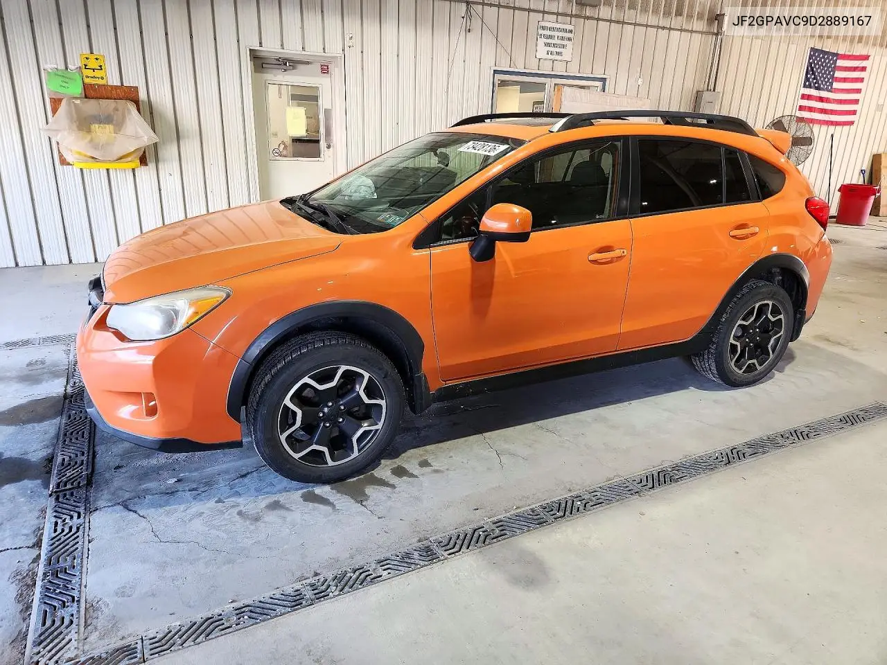 SUBARU XV 2013, VIN JF2GPAVC9D2889167
