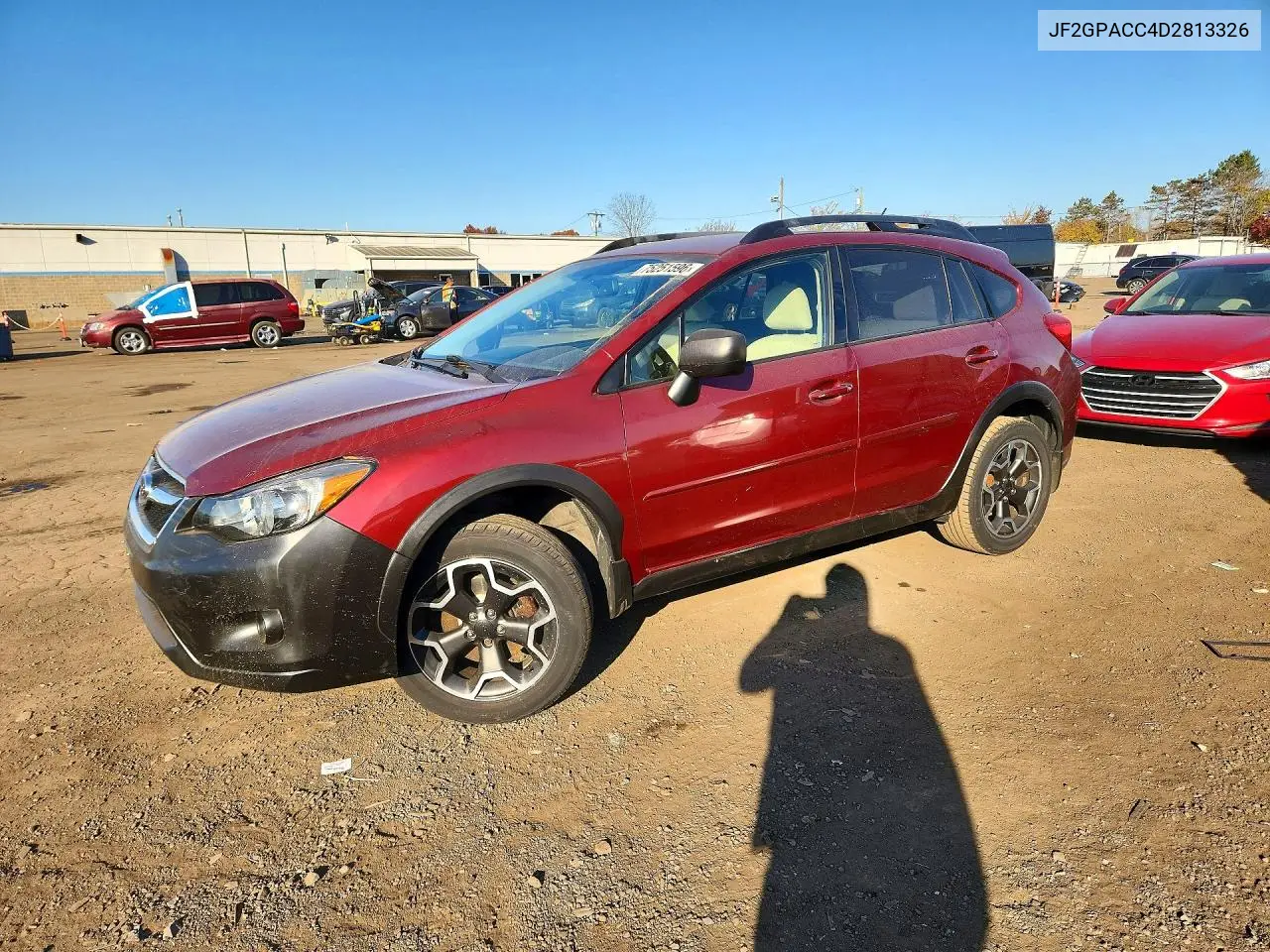 SUBARU XV 2013, VIN JF2GPACC4D2813326