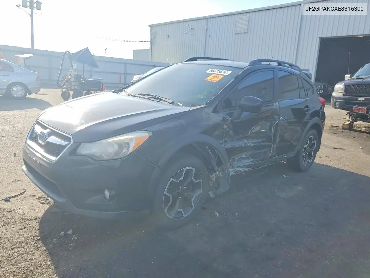 SUBARU XV 2014, VIN JF2GPAKCXE8316300