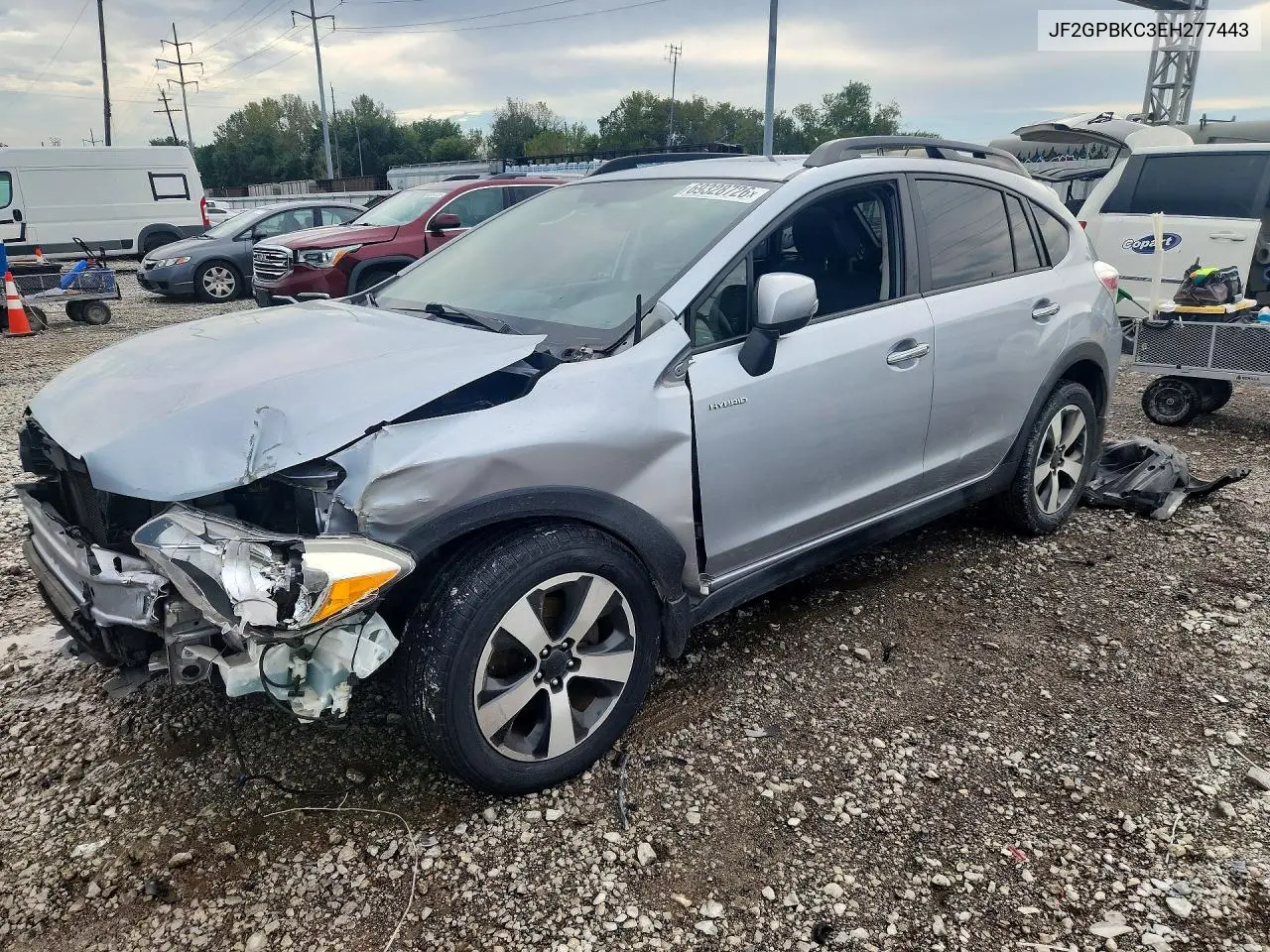 SUBARU XV 2014, VIN JF2GPBKC3EH277443