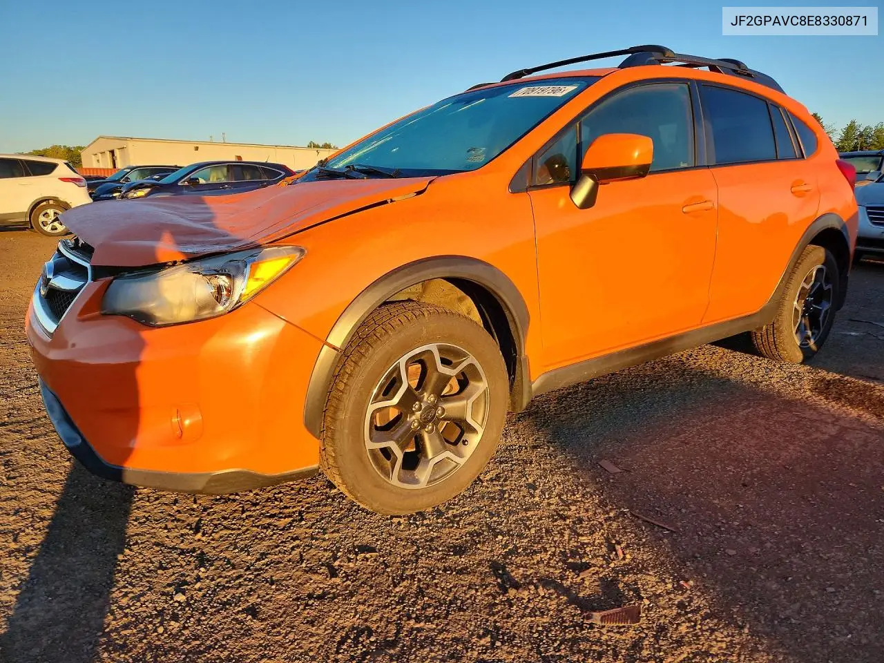 SUBARU XV 2014, VIN JF2GPAVC8E8330871