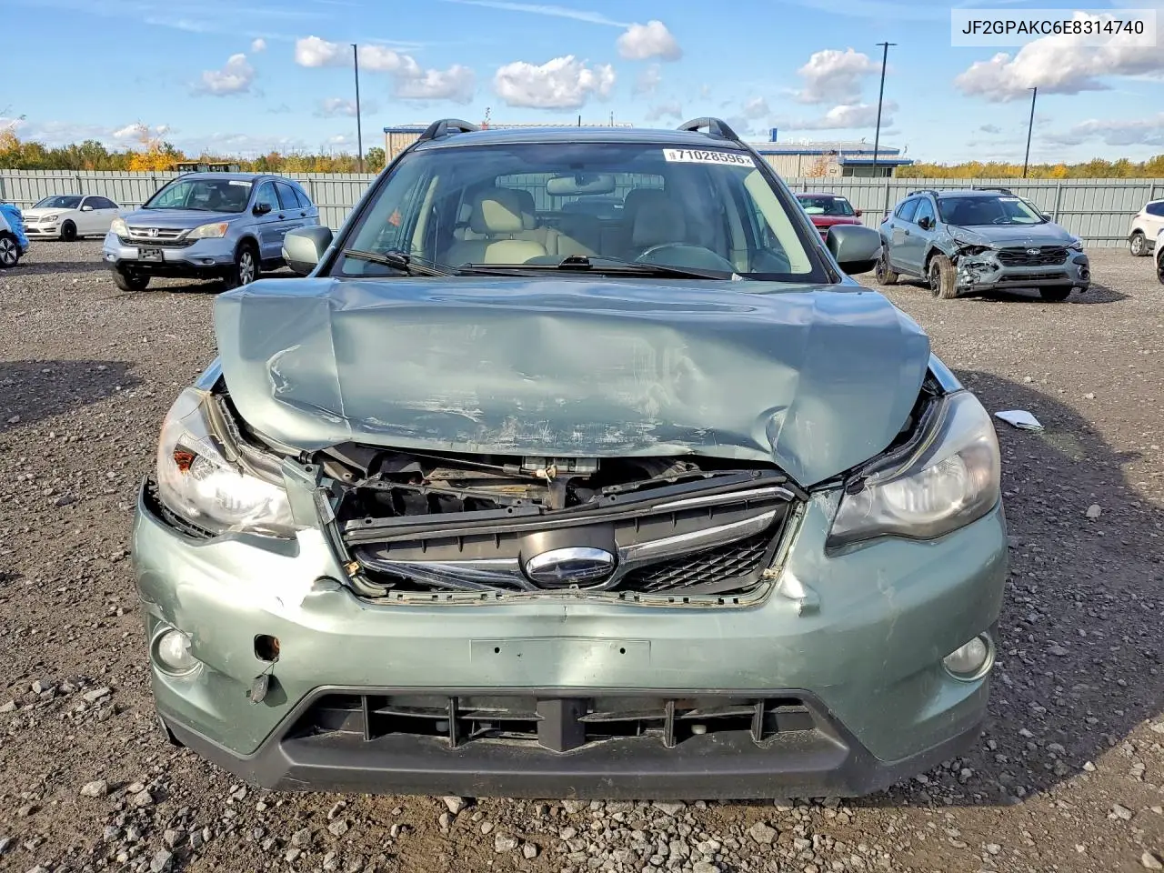 2014 SUBARU XV VIN JF2GPAKC6E8314740 — фото 5