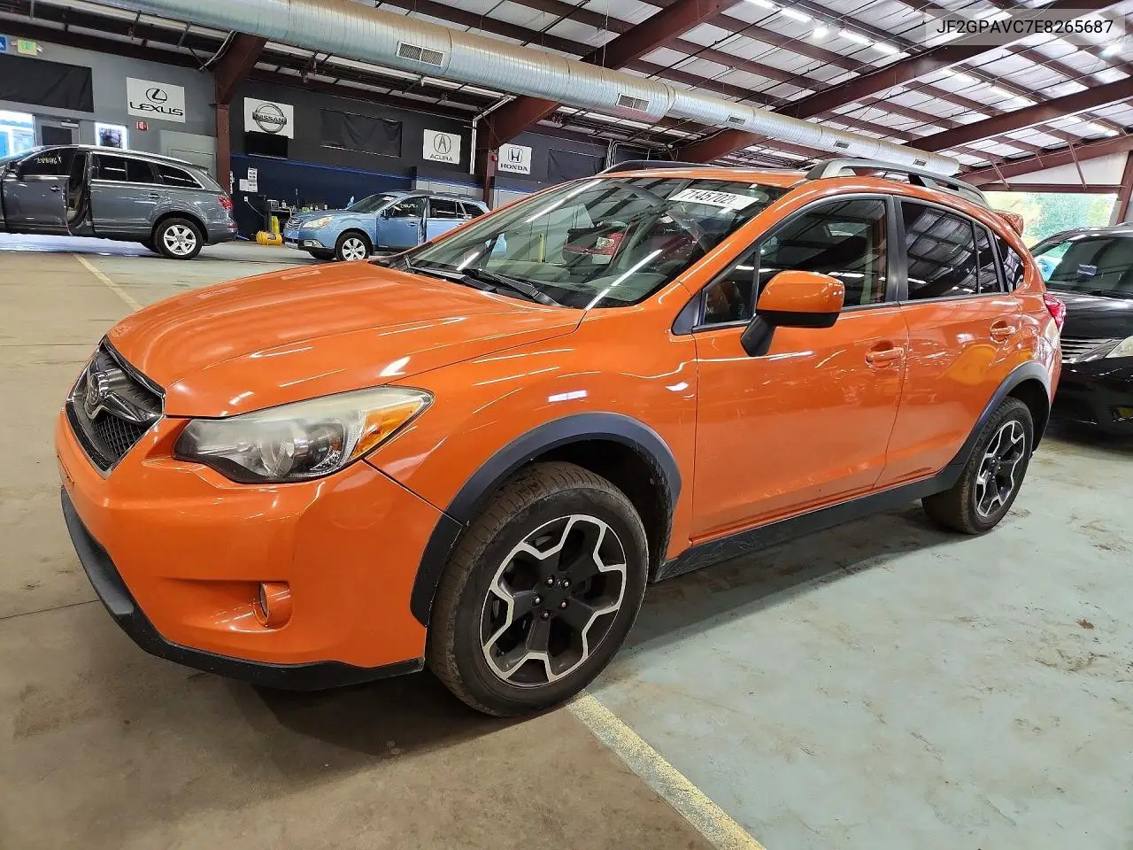 SUBARU XV 2014, VIN JF2GPAVC7E8265687