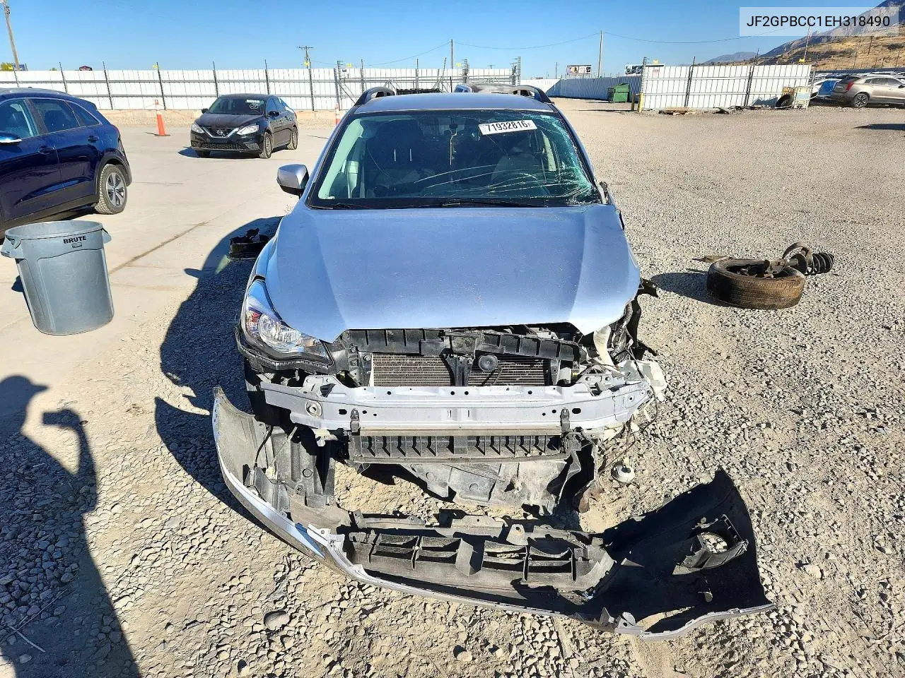 2014 SUBARU XV VIN JF2GPBCC1EH318490 — фото 5