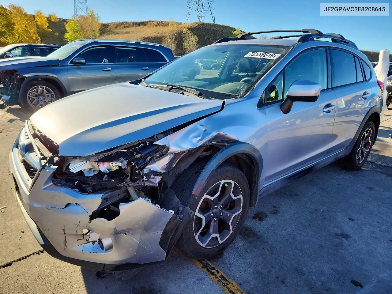 SUBARU XV 2014, VIN JF2GPAVC3E8208645