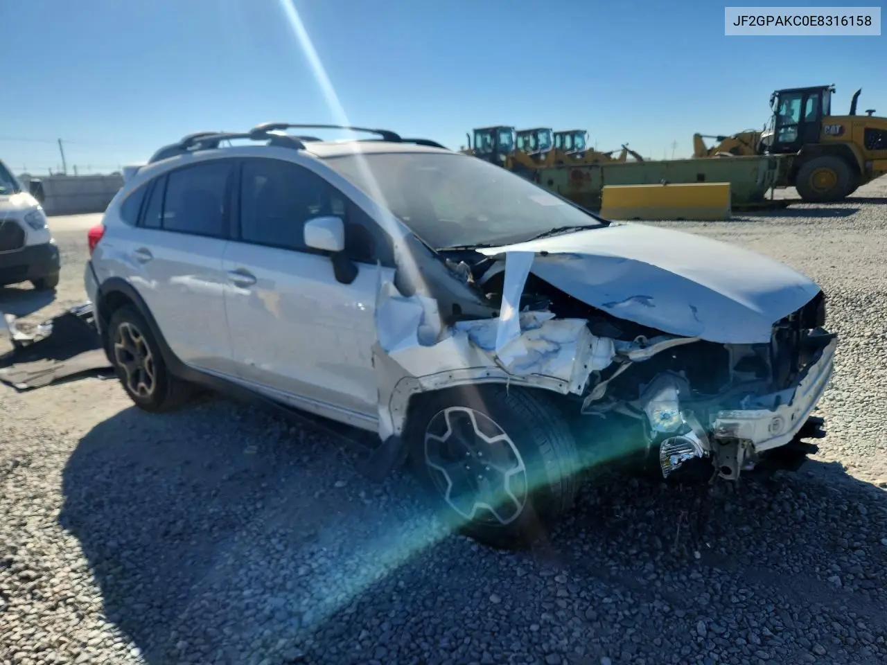 2014 SUBARU XV VIN JF2GPAKC0E8316158 — фото 4