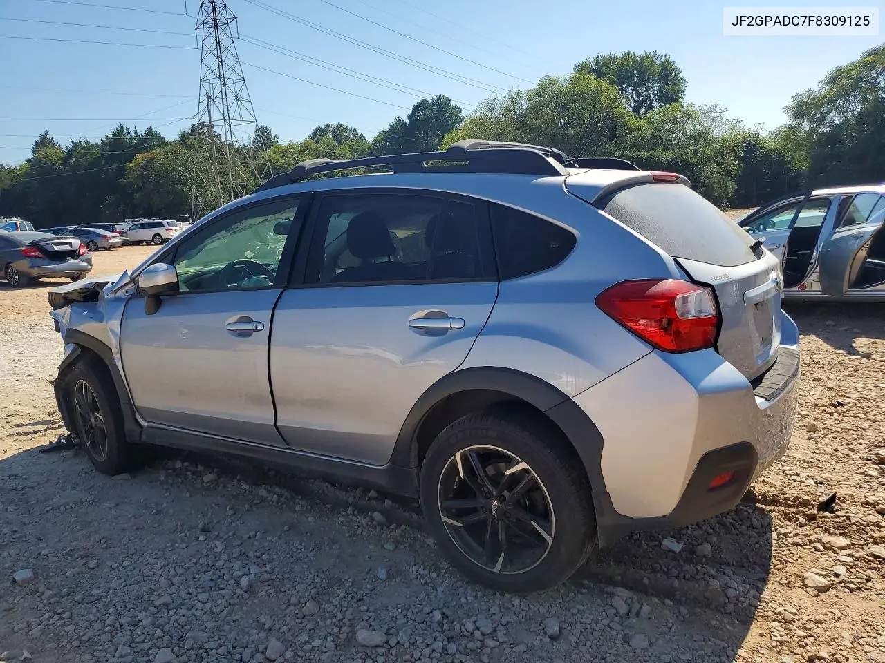 2015 SUBARU XV VIN JF2GPADC7F8309125 — фото 2