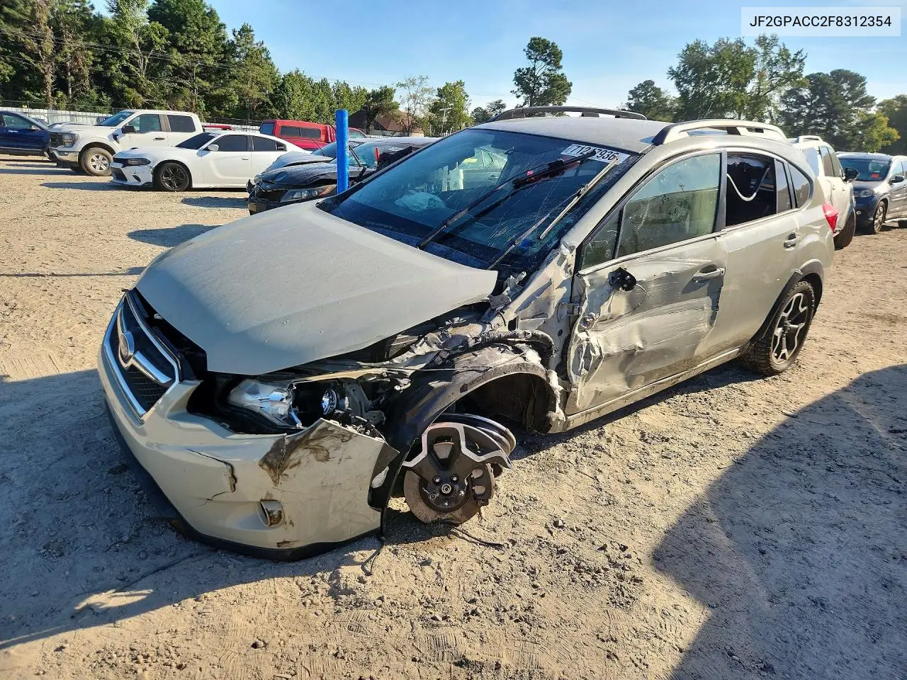SUBARU XV 2015, VIN JF2GPACC2F8312354