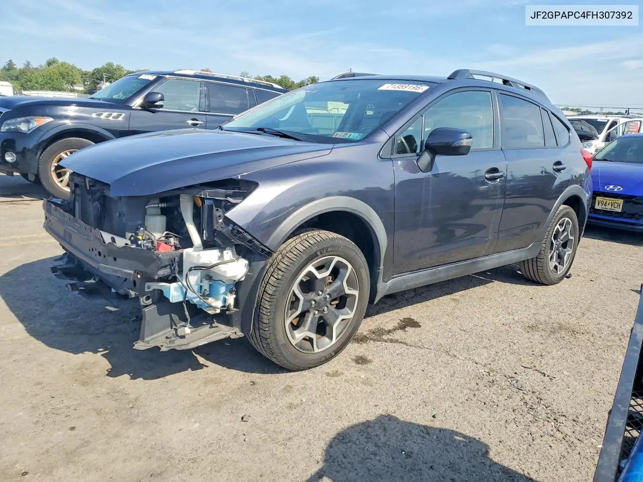 SUBARU XV 2015, VIN JF2GPAPC4FH307392
