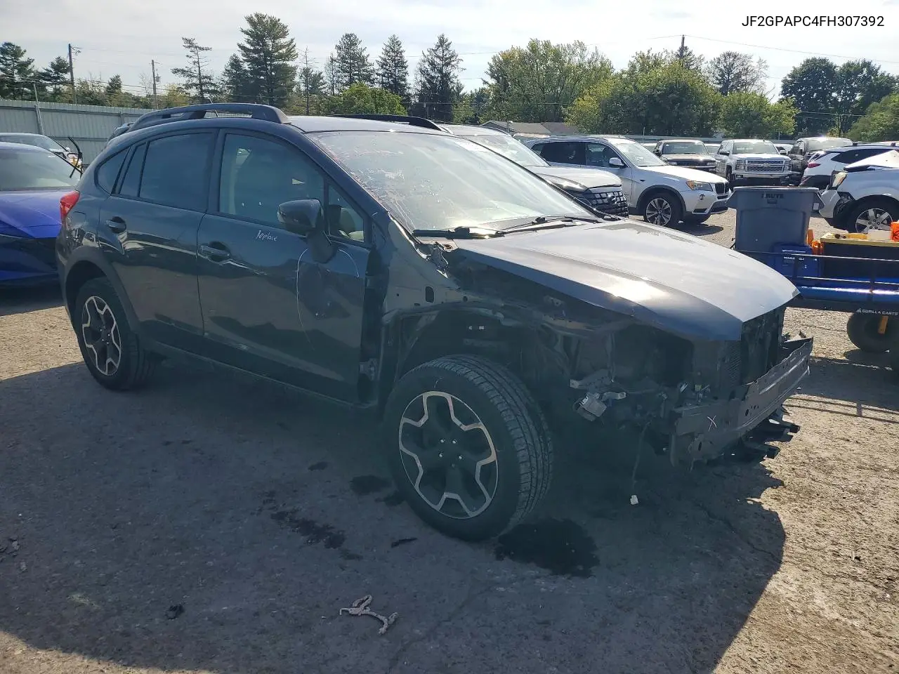 2015 SUBARU XV VIN JF2GPAPC4FH307392 — фото 4