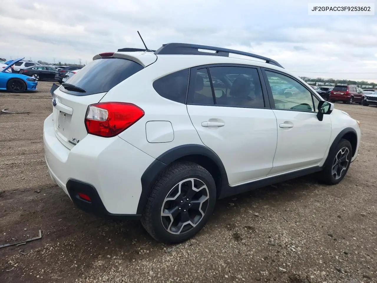 2015 SUBARU XV VIN JF2GPACC3F9253602 — фото 3
