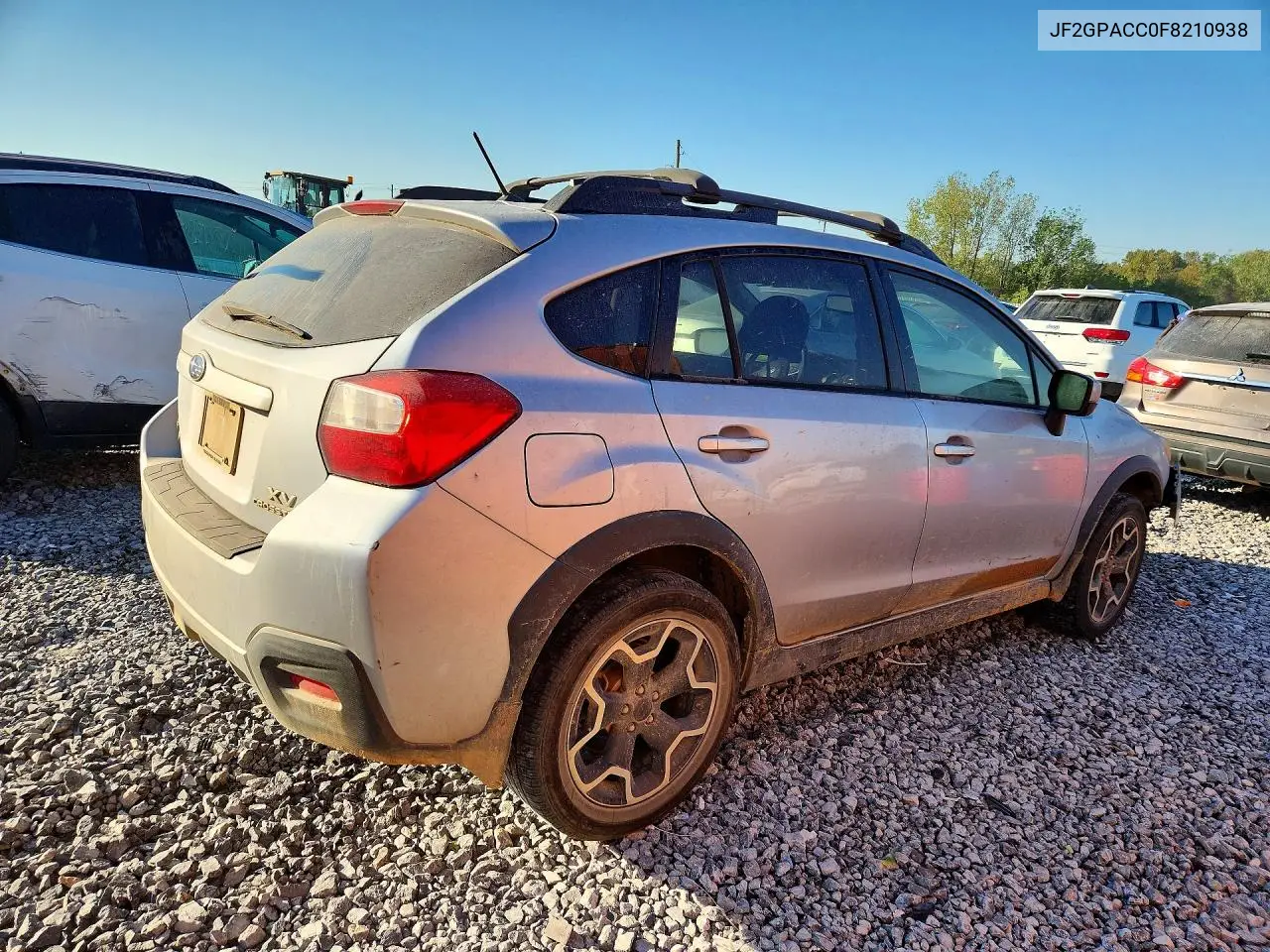 2015 SUBARU XV VIN JF2GPACC0F8210938 — фото 3