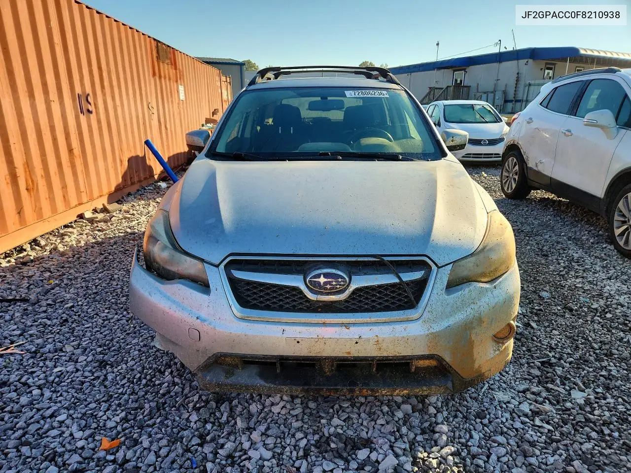 2015 SUBARU XV VIN JF2GPACC0F8210938 — фото 5