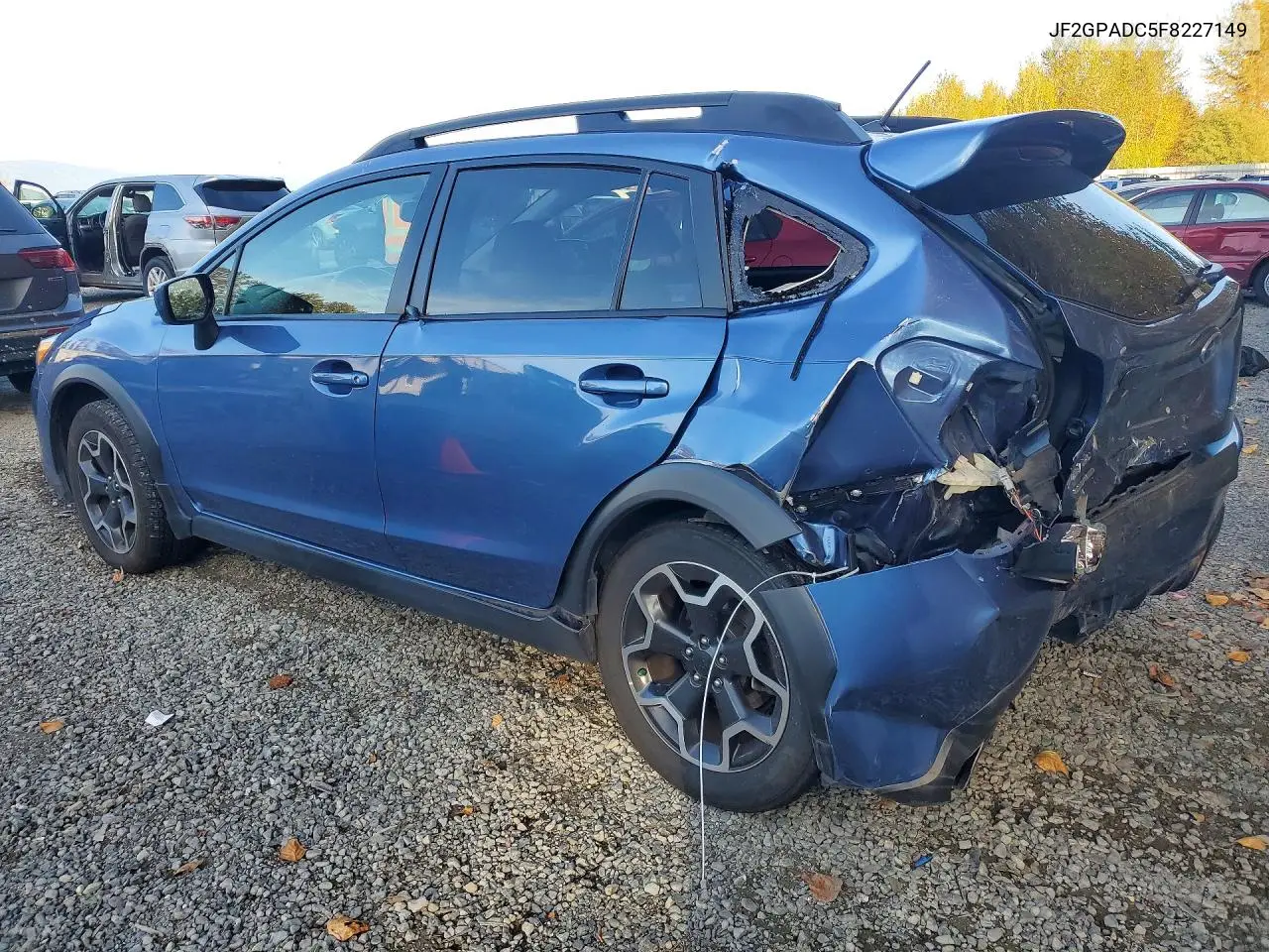 2015 SUBARU XV VIN JF2GPADC5F8227149 — фото 2
