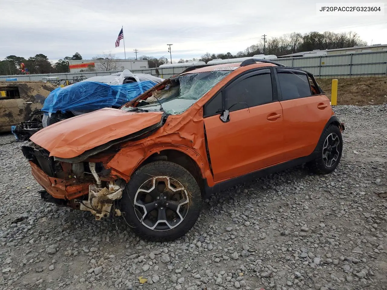 SUBARU XV 2015, VIN JF2GPACC2FG323604