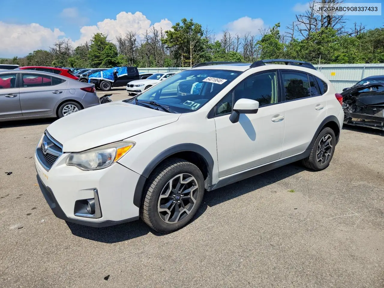 SUBARU XV 2016, VIN JF2GPABC9G8337433