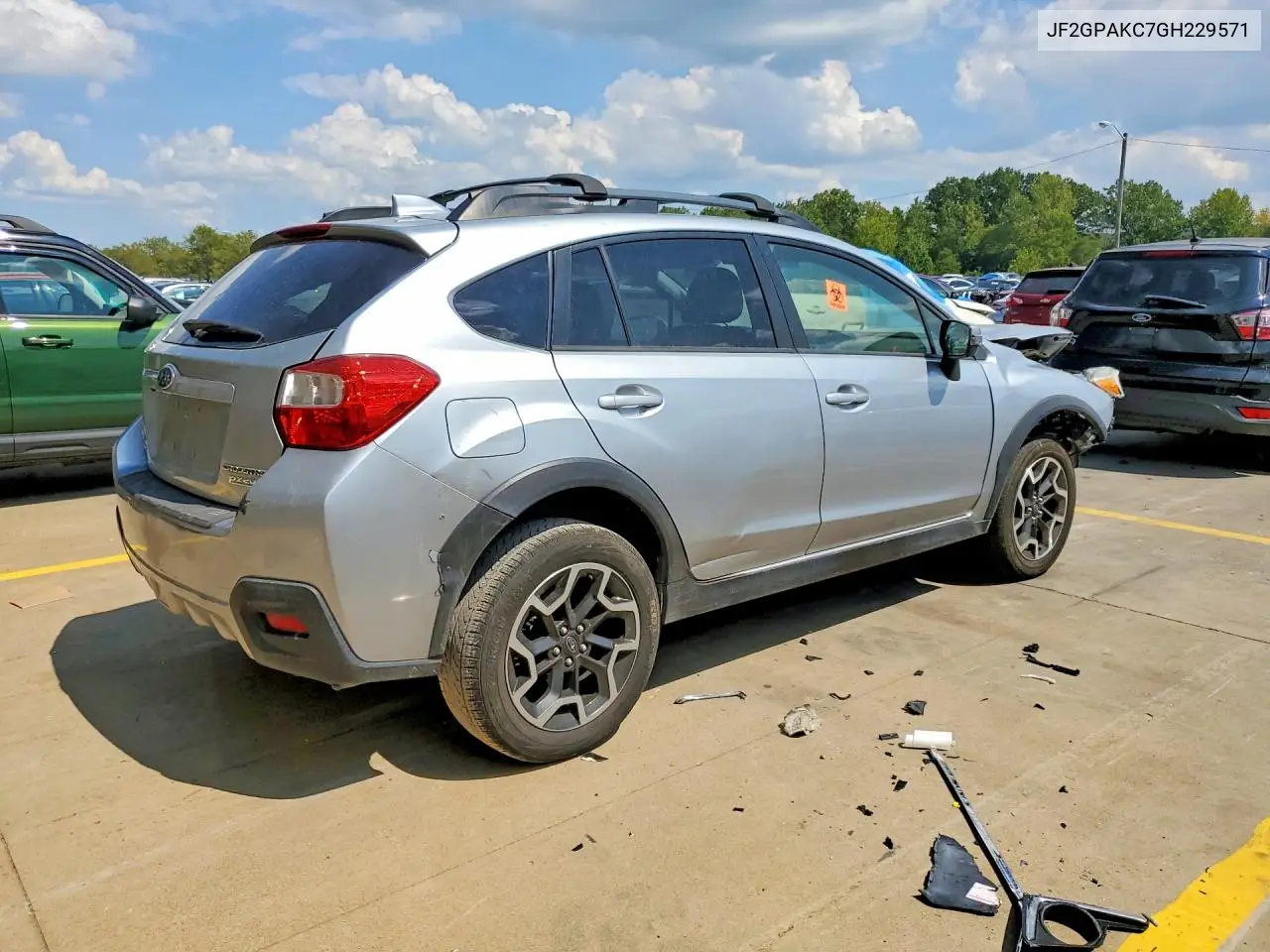 2016 SUBARU XV VIN JF2GPAKC7GH229571 — фото 3