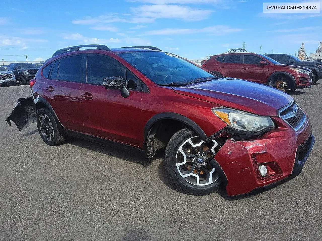 2016 SUBARU XV VIN JF2GPALC5GH314374 — фото 4