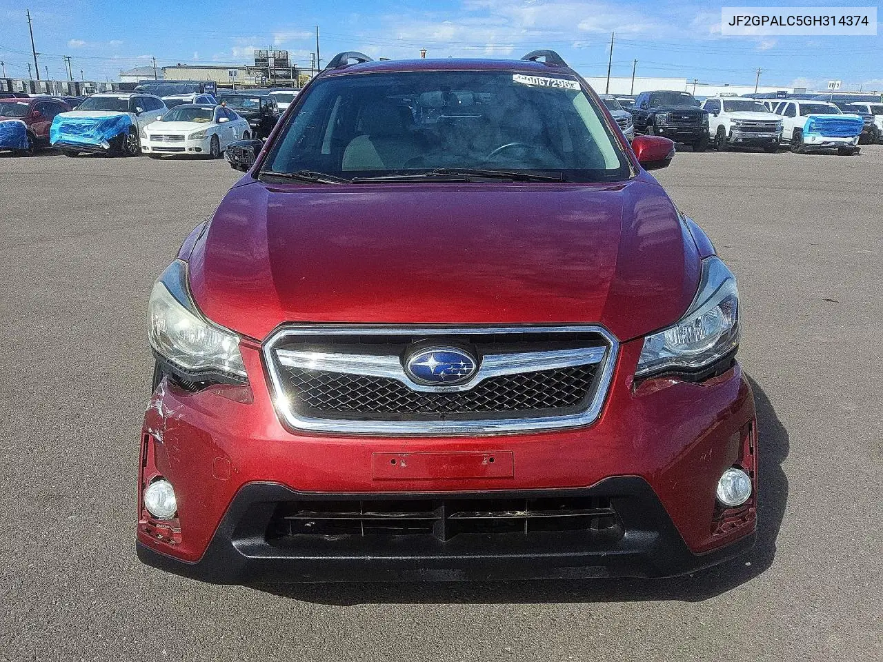 2016 SUBARU XV VIN JF2GPALC5GH314374 — фото 5