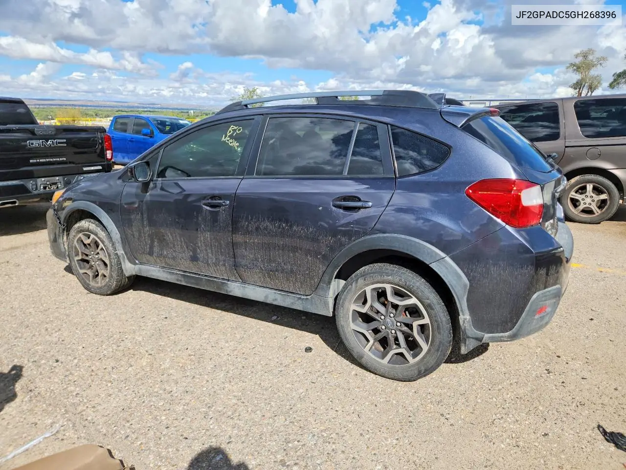 2016 SUBARU XV VIN JF2GPADC5GH268396 — фото 2