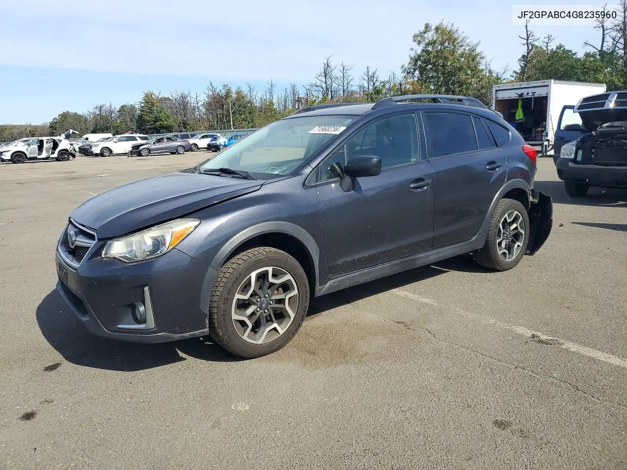 SUBARU XV 2016, VIN JF2GPABC4G8235960
