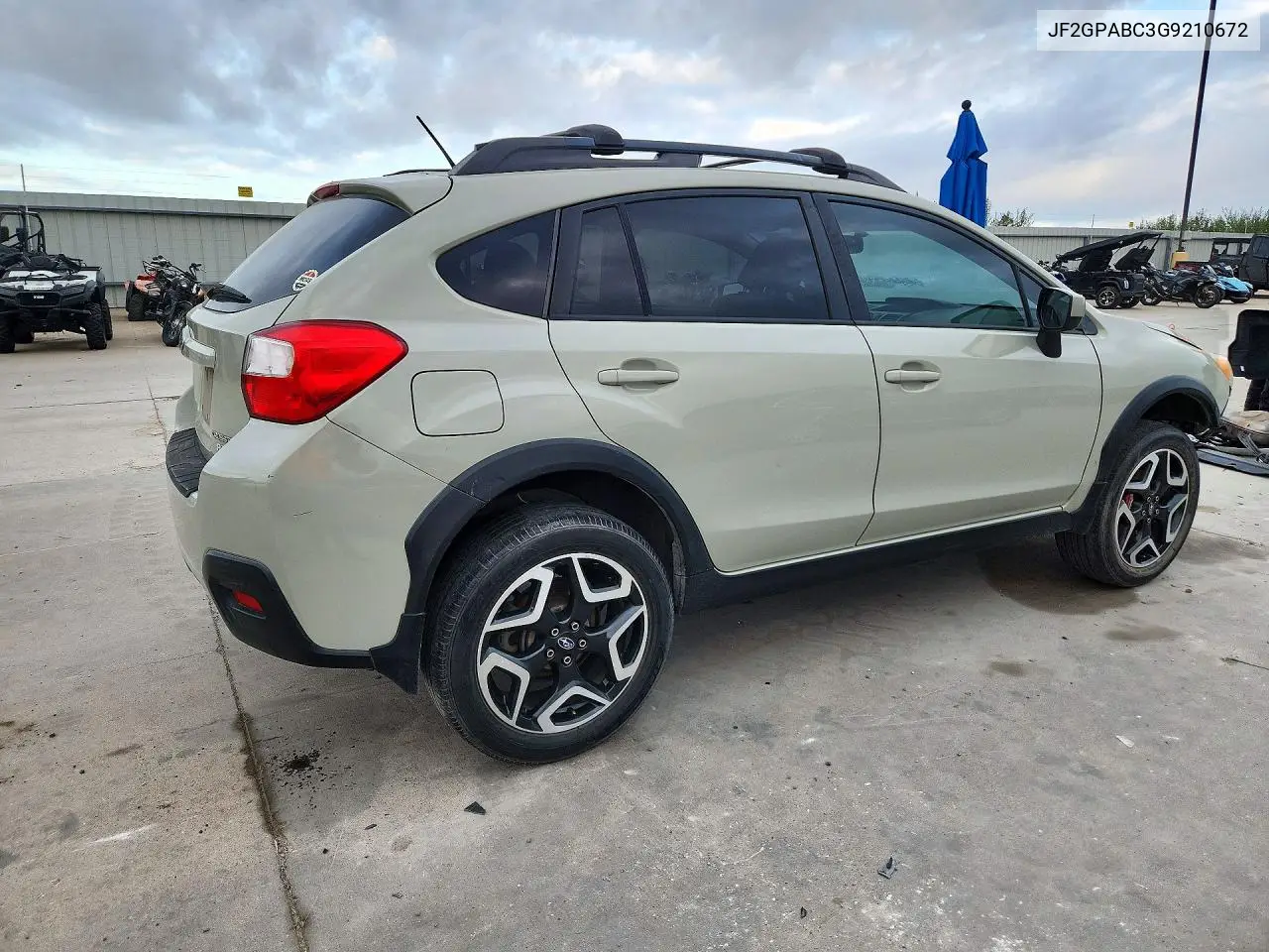 2016 SUBARU XV VIN JF2GPABC3G9210672 — фото 3