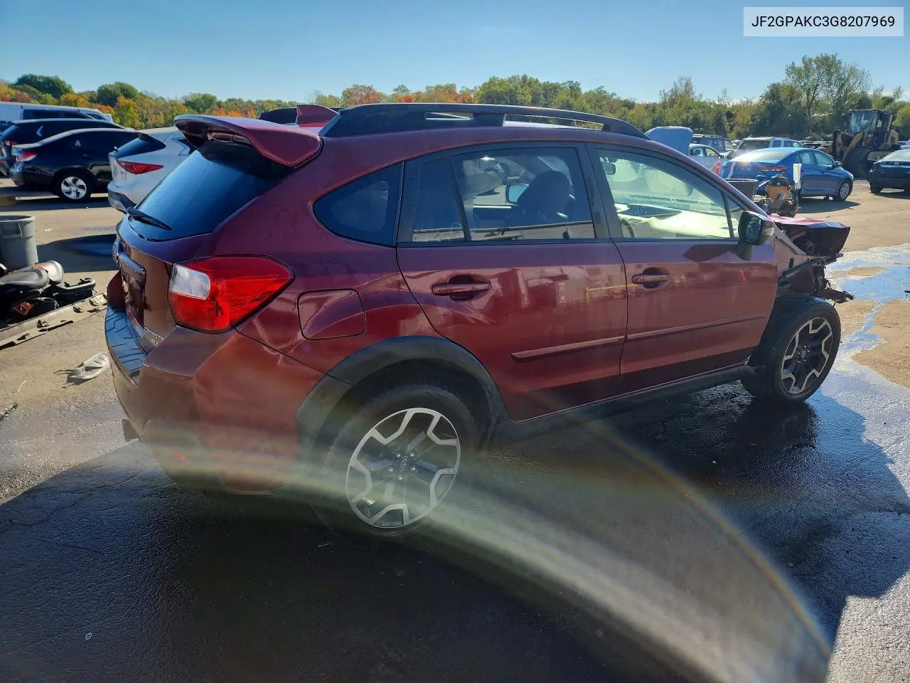 2016 SUBARU XV VIN JF2GPAKC3G8207969 — фото 3