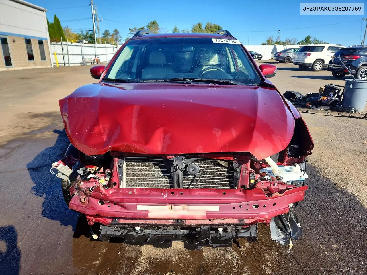 2016 SUBARU XV VIN JF2GPAKC3G8207969 — фото 5