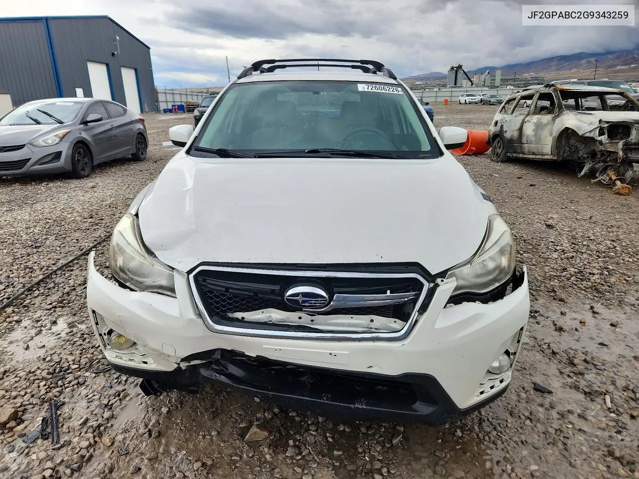 2016 SUBARU XV VIN JF2GPABC2G9343259 — фото 5