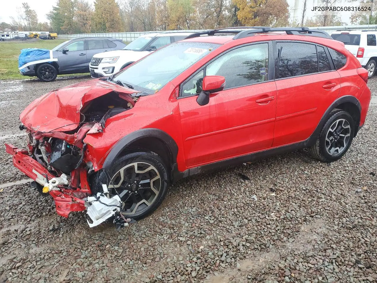 SUBARU XV 2016, VIN JF2GPABC6G8316524