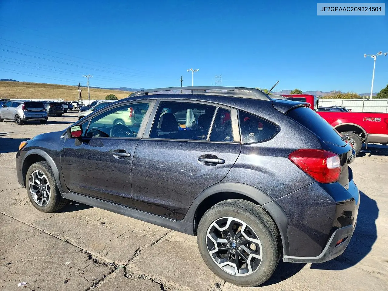 2016 SUBARU XV VIN JF2GPAAC2G9324504 — фото 2