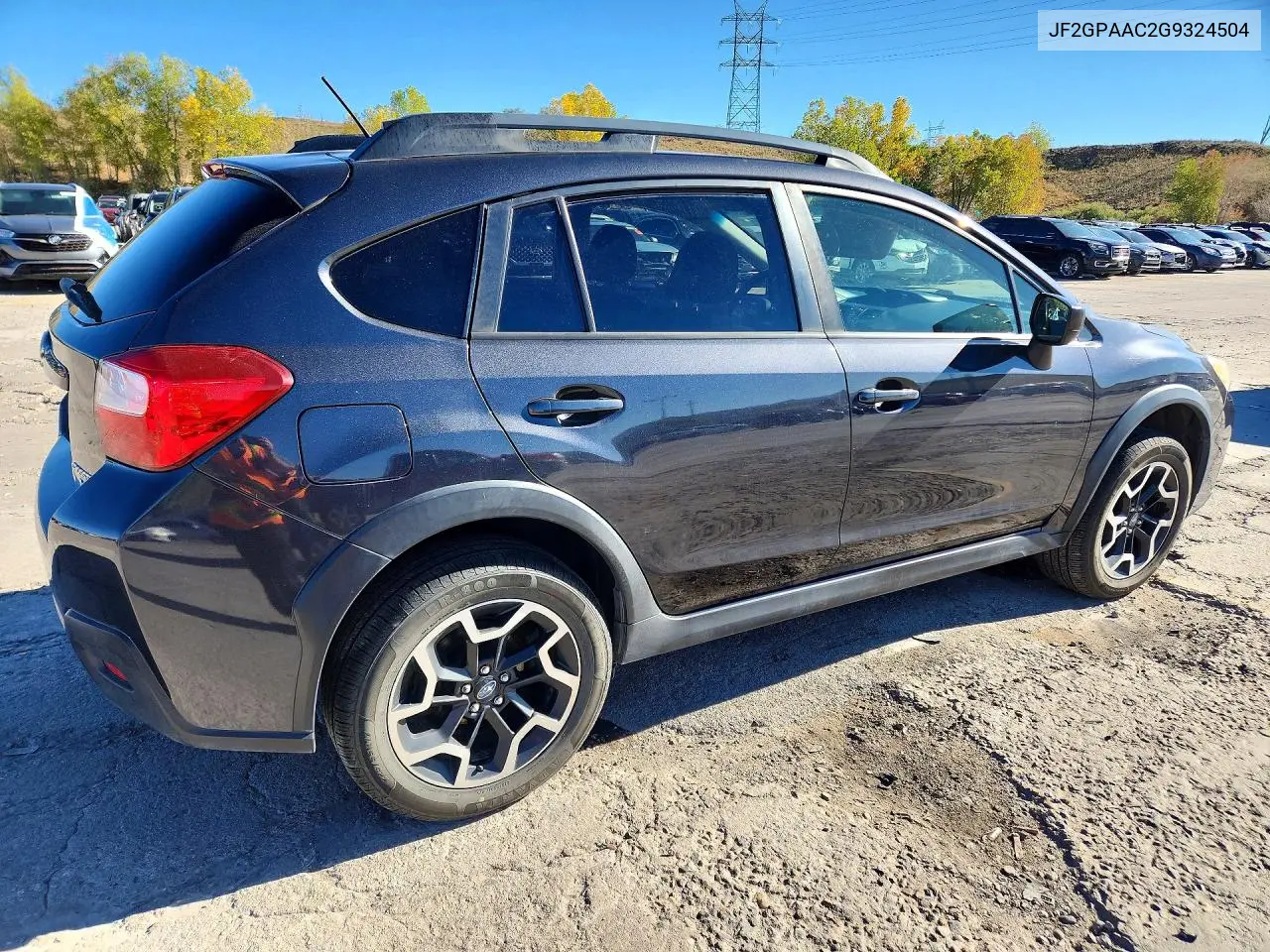 2016 SUBARU XV VIN JF2GPAAC2G9324504 — фото 3