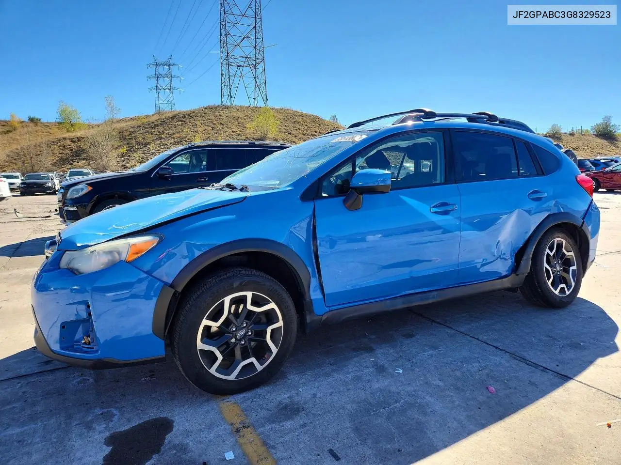 SUBARU XV 2016, VIN JF2GPABC3G8329523