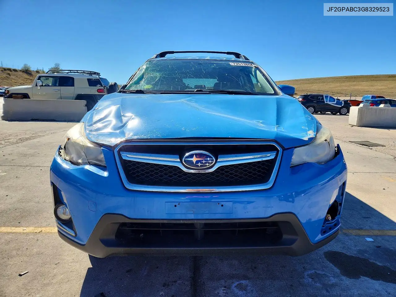 2016 SUBARU XV VIN JF2GPABC3G8329523 — фото 5