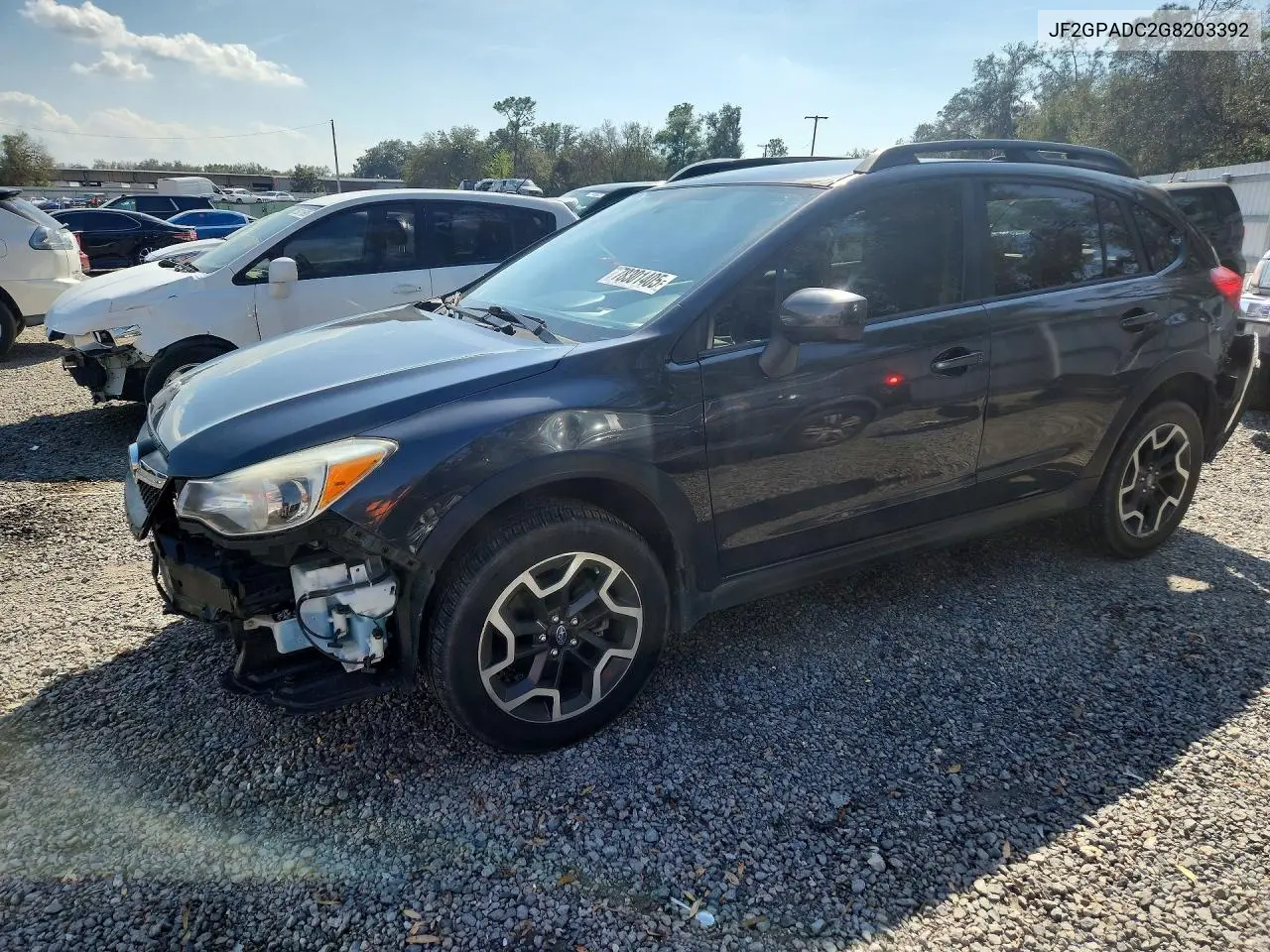 SUBARU XV 2016, VIN JF2GPADC2G8203392