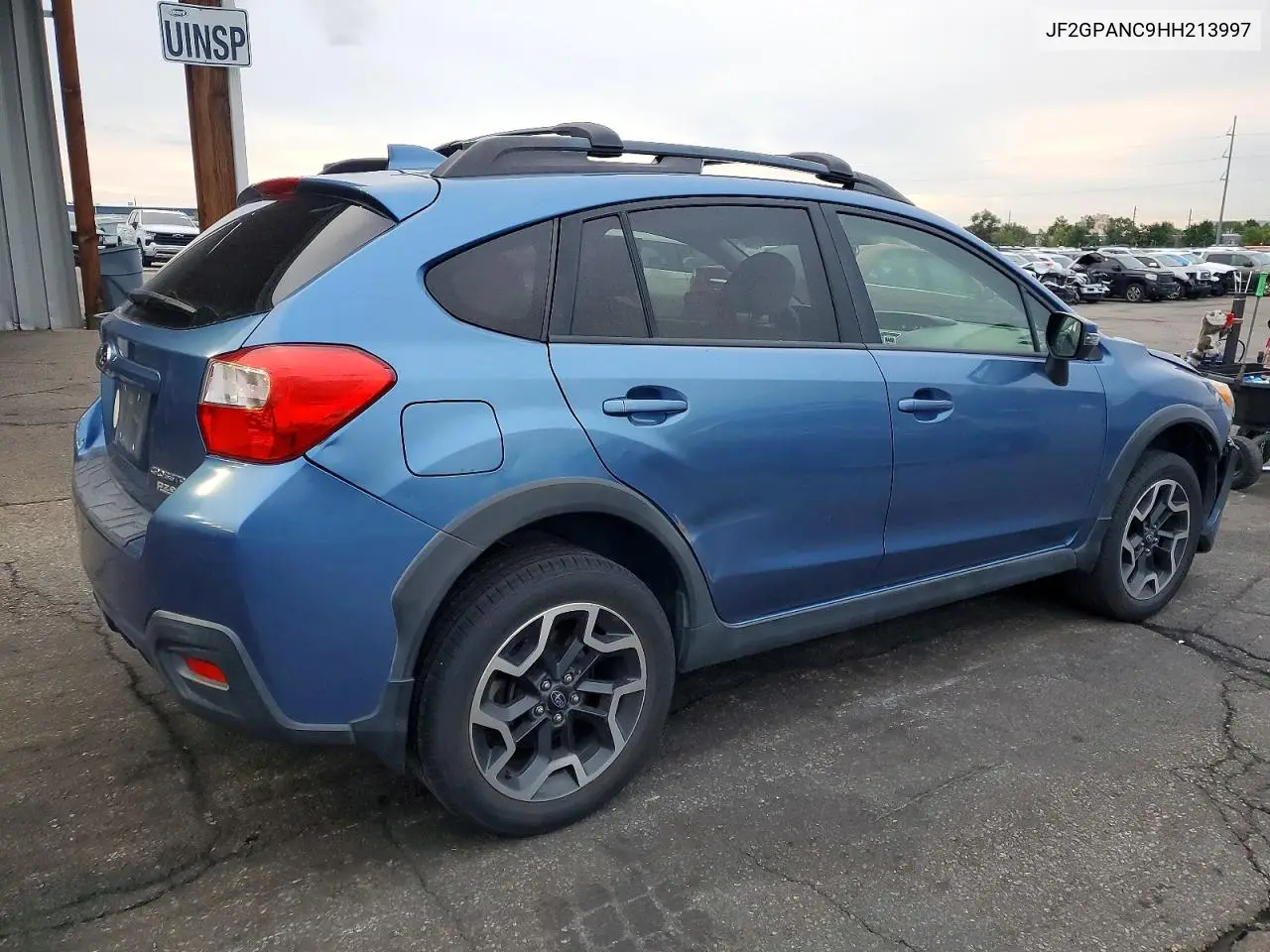 2017 SUBARU XV VIN JF2GPANC9HH213997 — фото 3