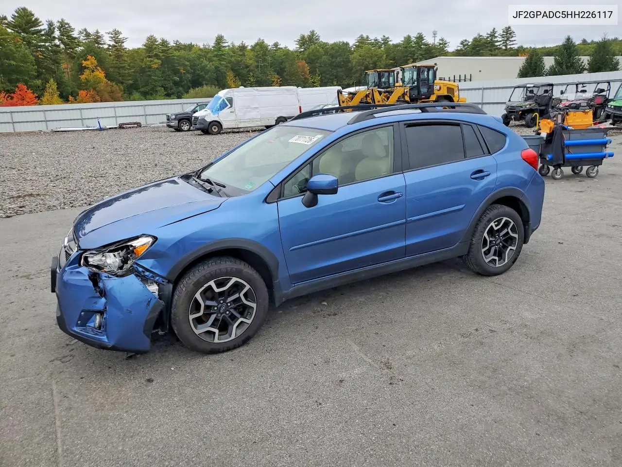 SUBARU XV 2017, VIN JF2GPADC5HH226117