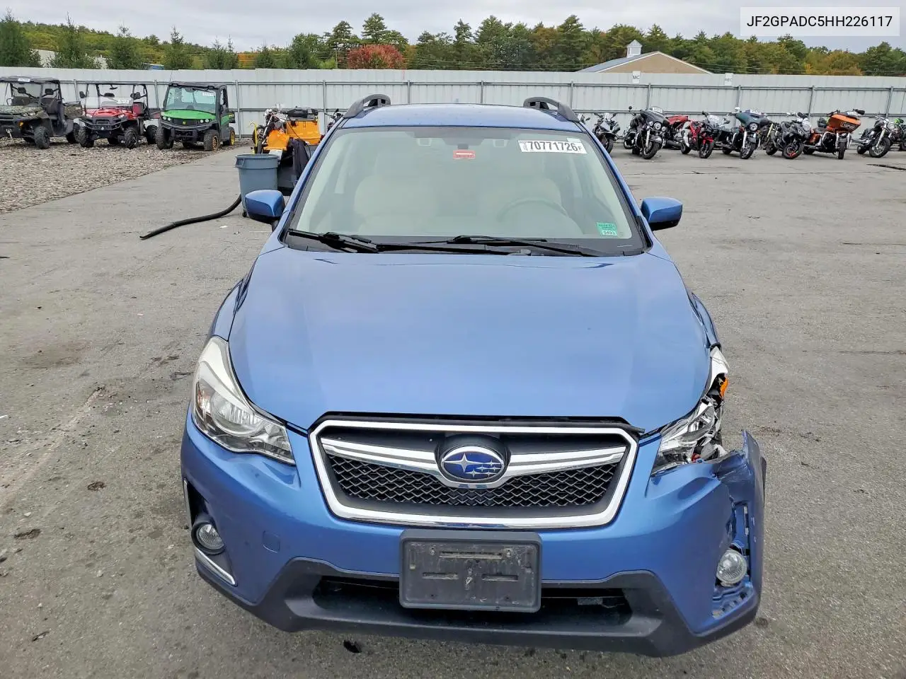 2017 SUBARU XV VIN JF2GPADC5HH226117 — фото 5