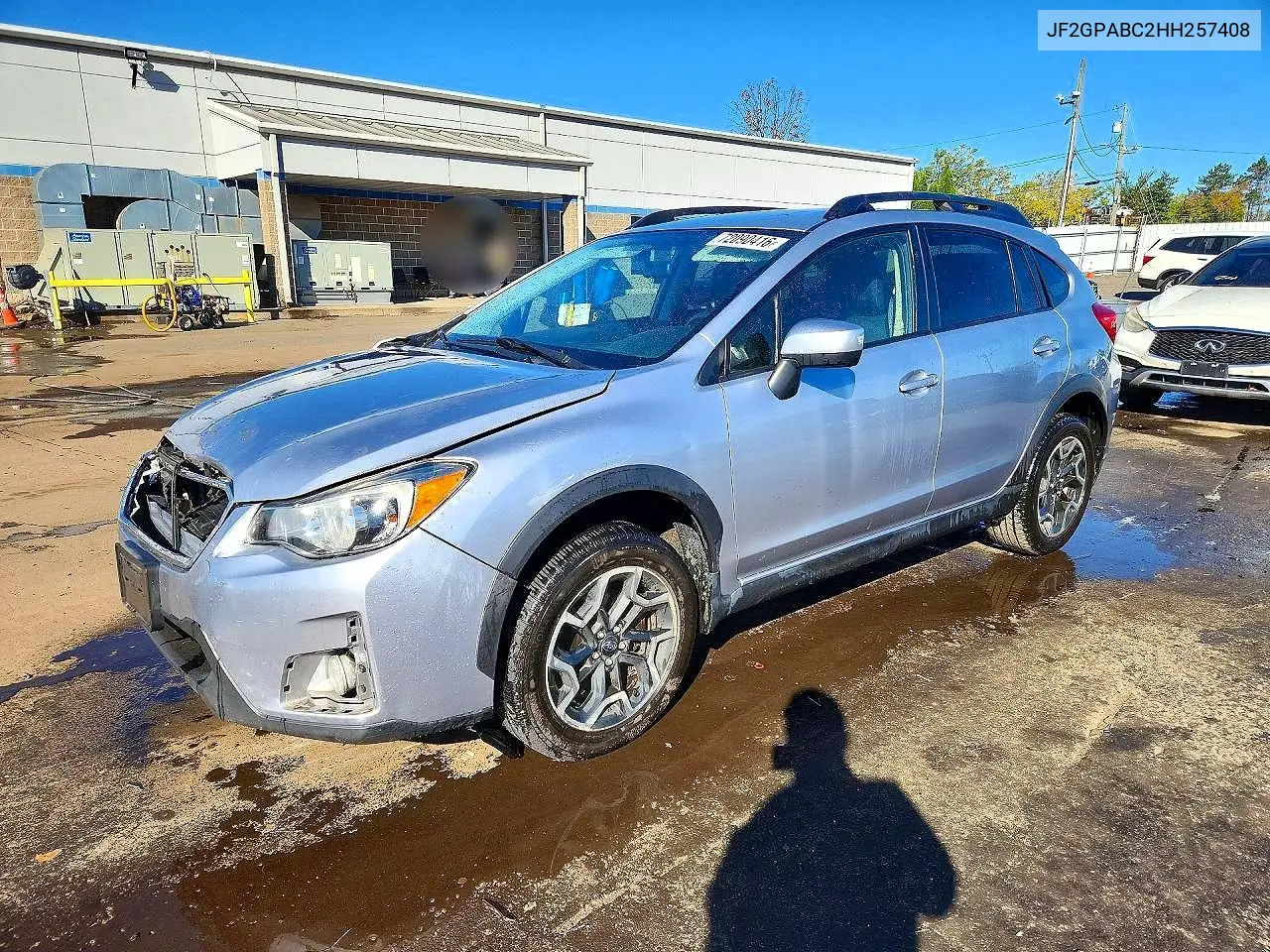 SUBARU XV 2017, VIN JF2GPABC2HH257408