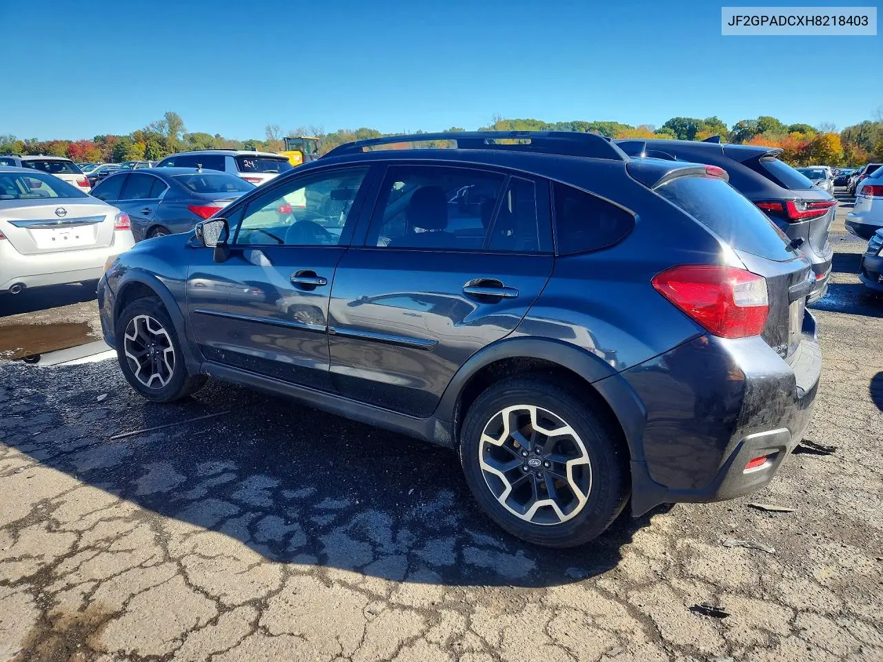 2017 SUBARU XV VIN JF2GPADCXH8218403 — фото 2