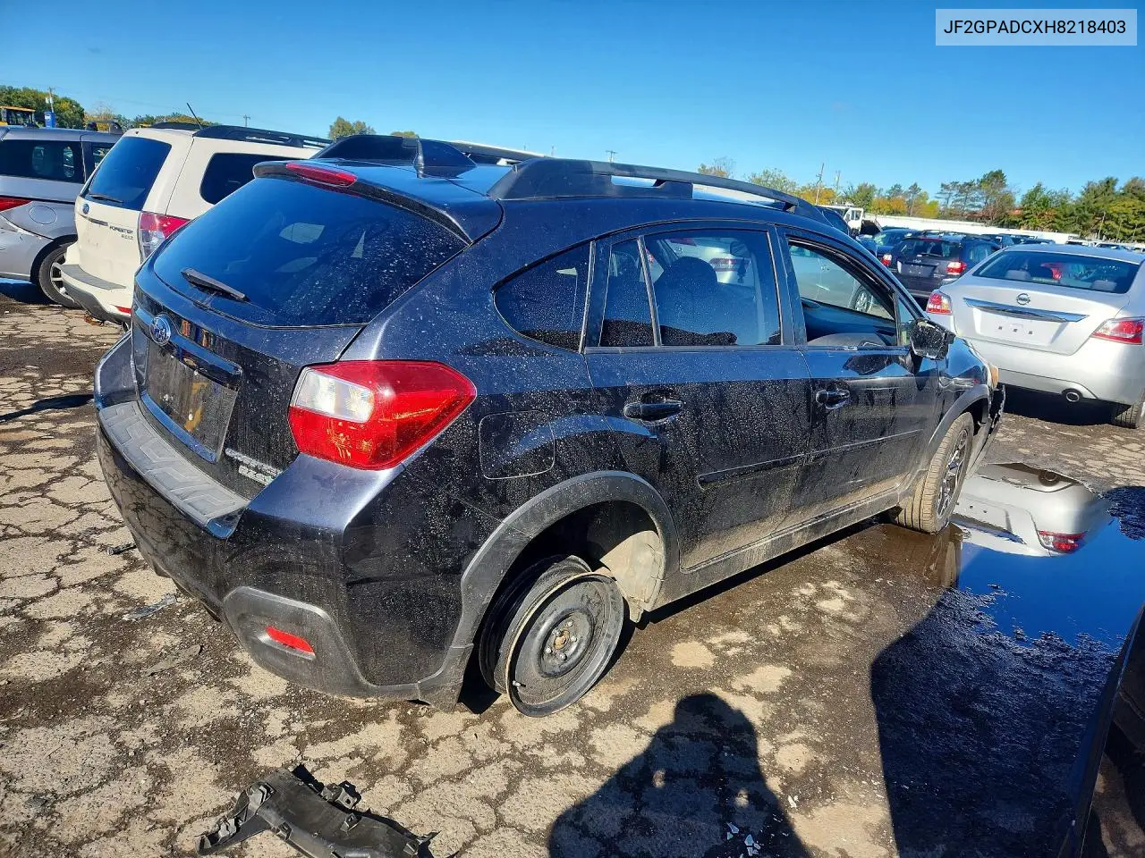 2017 SUBARU XV VIN JF2GPADCXH8218403 — фото 3