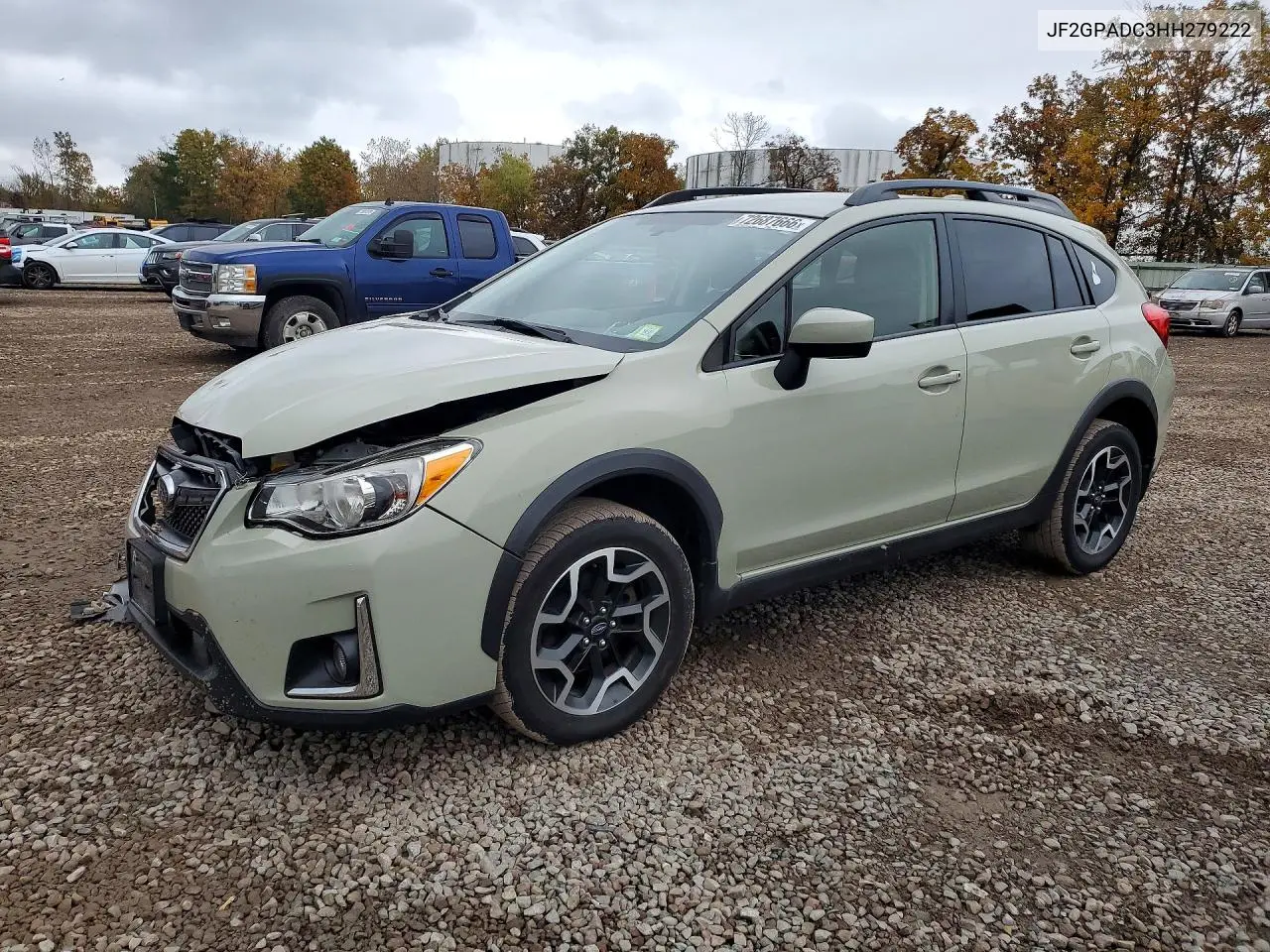 SUBARU XV 2017, VIN JF2GPADC3HH279222