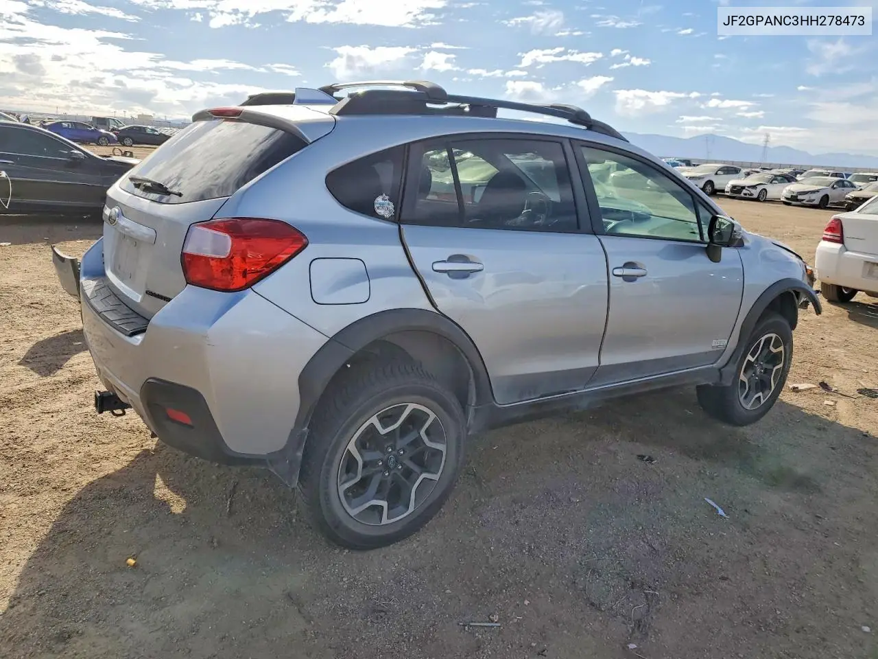 2017 SUBARU XV VIN JF2GPANC3HH278473 — фото 3